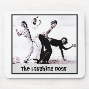 The Laughing Dogs Retro Photo Mousepad