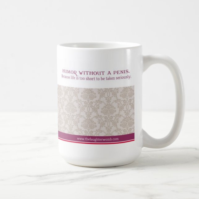 The Laughter Womb 15 oz mug (Right)