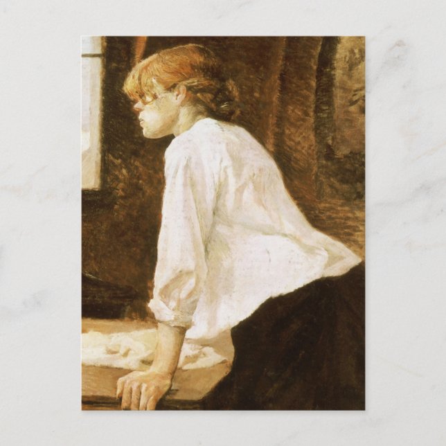 The Laundress by Henri de Toulouse-Lautrec Postcard (Front)