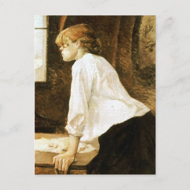 The Laundress by Toulouse-Lautrec Postcard (Front)
