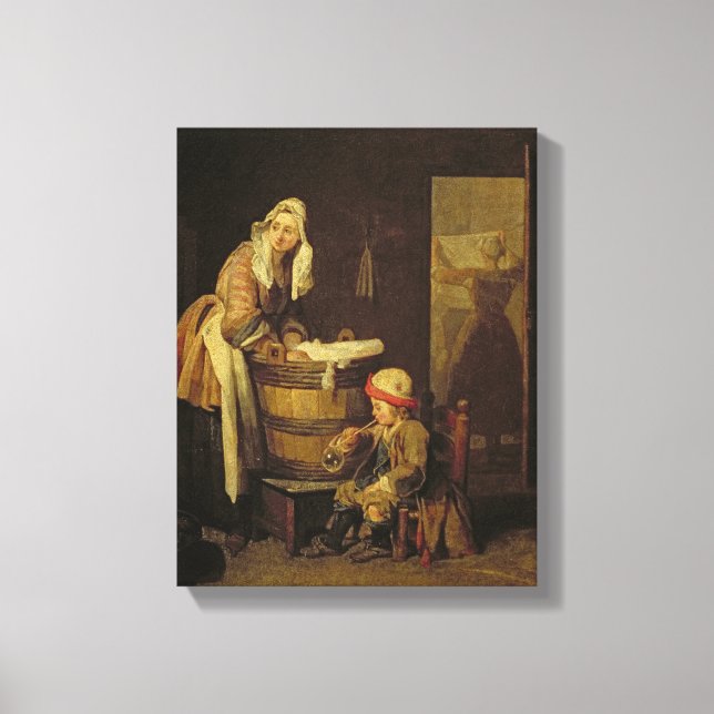 The Laundress Canvas Print (Front)