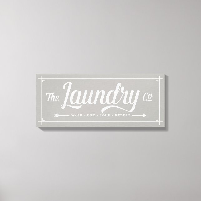 The Laundry Company Sign (Front)