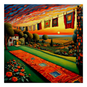 The Laundry Line Poster