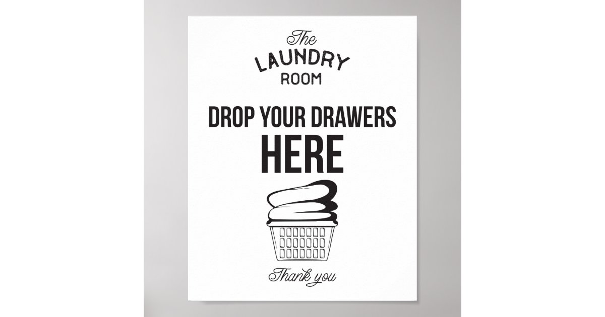 The Laundry Room Poster Zazzle