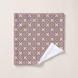 The Lavender Treasury Vintage Floral Medallion Bath Towel Set