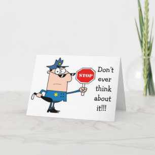 THE LAW HAS SPOKEN "HAVE A HAPPY BIRTHDAY" CARD