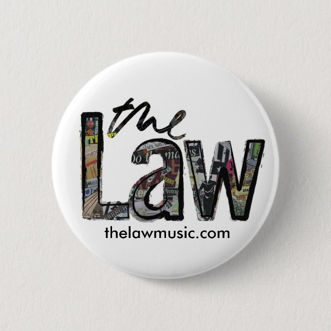 The Law - Logo - Badge Pinback Button (Front)