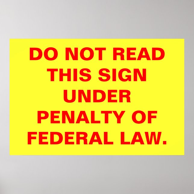 The Law Poster (Front)