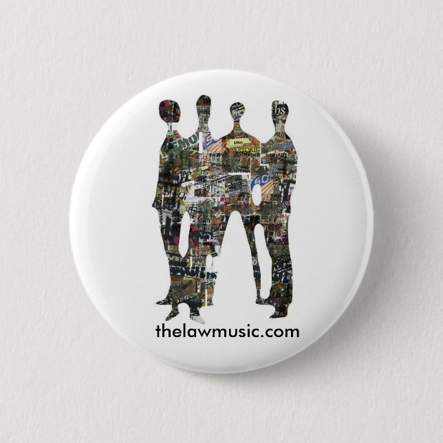The Law - Silhouette - Badge Button (Front)