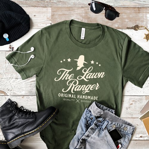 The Lawn Ranger Dark Green Landscaper Grass  Care T_Shirt