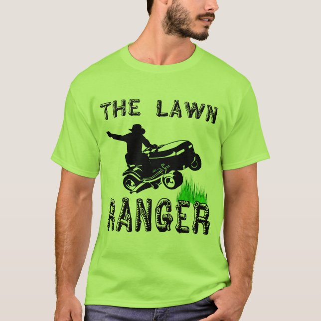 The Lawn Ranger Grass Green T-Shirt (Front)