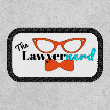 The Lawyernerd Patch (2.5" x 1.5")