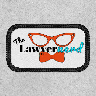 The Lawyernerd Patch (2.5" x 1.5")