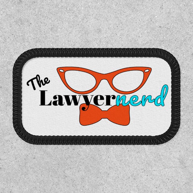 The Lawyernerd Patch (2.5" x 1.5") (Front)