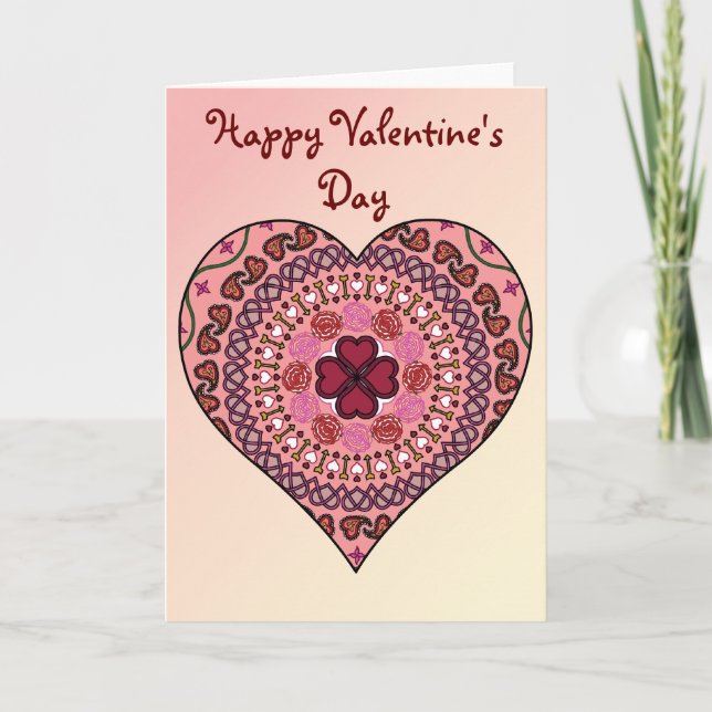 The Layers of the Heart Card (Front)