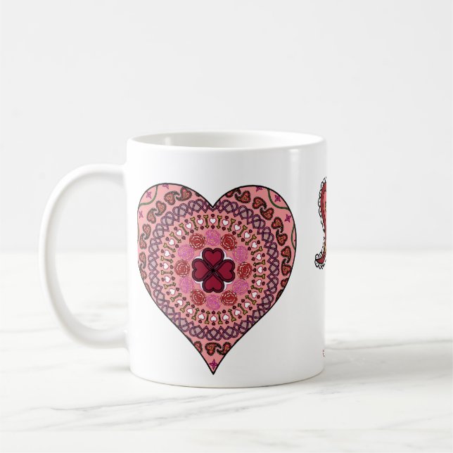 The Layers of the Heart Mug (Left)