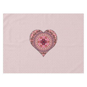 The Layers of the Heart Tablecloth