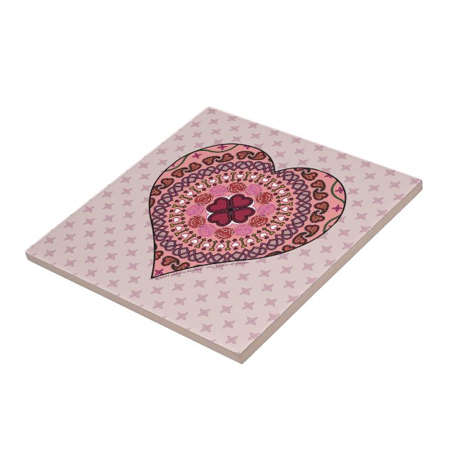 The Layers of the Heart Tile (Side)