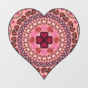 The Layers of the Heart Wall Decal