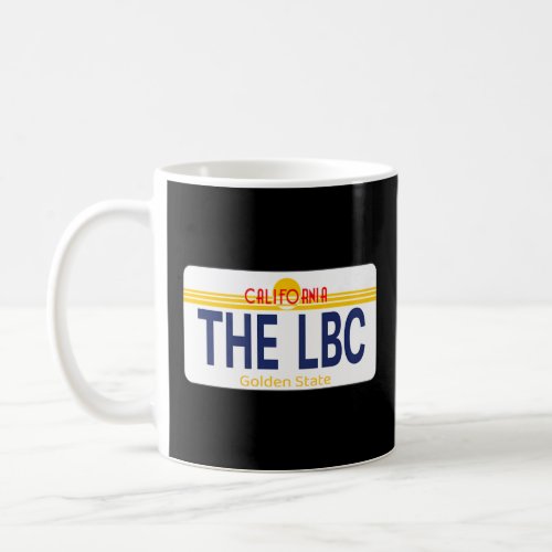 The LBC Long Beach California Cali CA Home License Coffee Mug