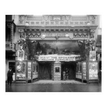 The Leader Theater, 1921. Vintage Photo
