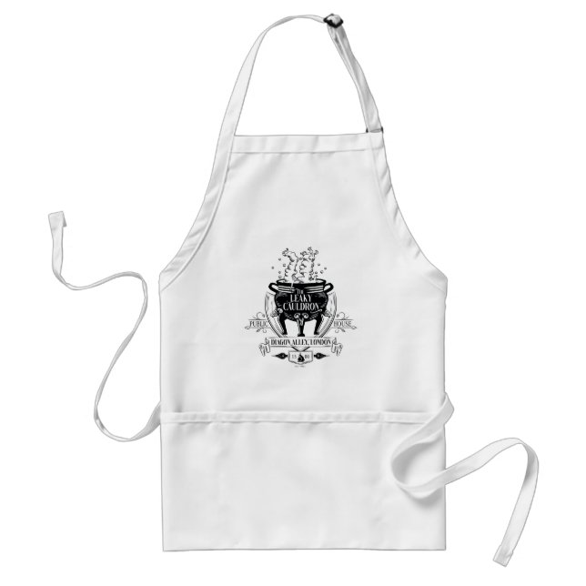 THE LEAKY CAULDRON™ Shop Graphic Adult Apron (Front)