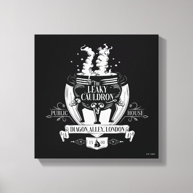 THE LEAKY CAULDRON™ Shop Graphic Canvas Print (Front)