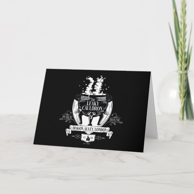 THE LEAKY CAULDRON™ Shop Graphic Card (Front)