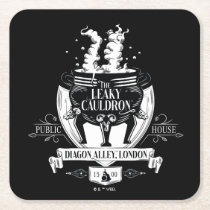 THE LEAKY CAULDRON™ Shop Graphic Square Paper Coaster