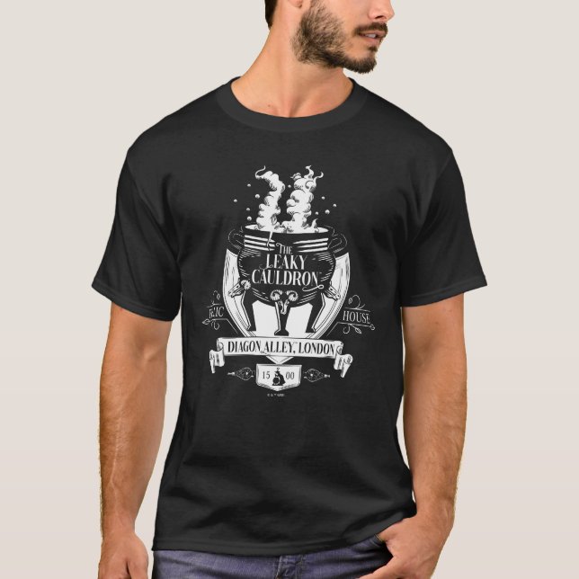 THE LEAKY CAULDRON™ Shop Graphic T-Shirt (Front)