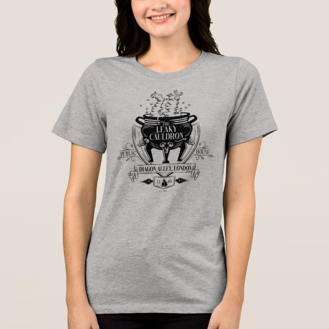 THE LEAKY CAULDRON™ Shop Graphic Tri-Blend Shirt (Front)