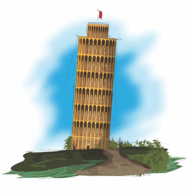 The Leaning Tower of Pisa Cutout (Front)