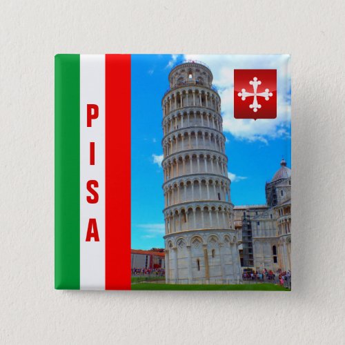 The Leaning Tower of Pisa _ Italy Button