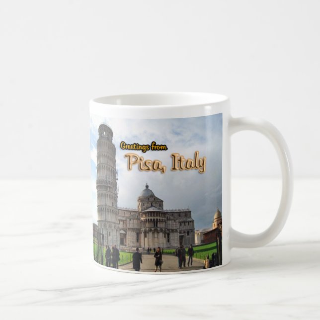 The Leaning Tower of Pisa, Italy Coffee Mug (Right)