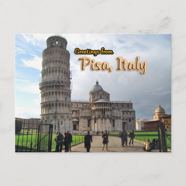 The Leaning Tower of Pisa, Italy Postcard (Front)