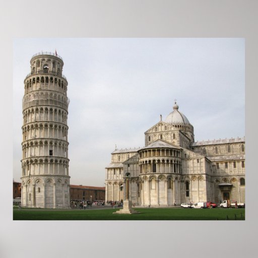 The Leaning Tower of Pisa Poster | Zazzle