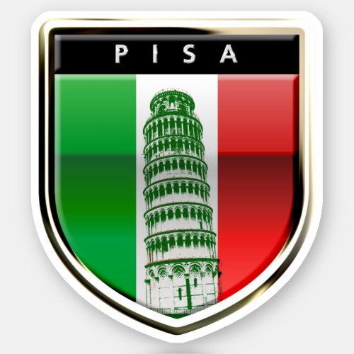 The  Leaning Tower of Pisa Sticker