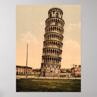 The Leaning Tower of Pisa, Tuscany, Italy Poster