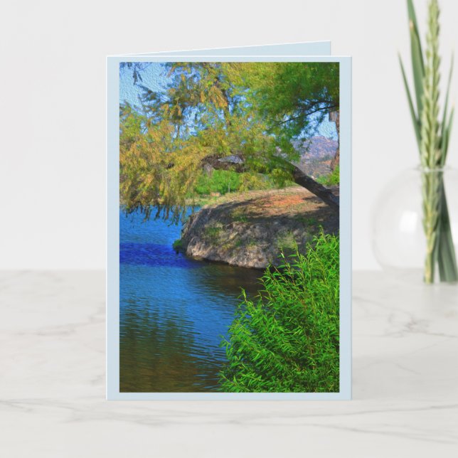 The Leaning Tree 5 x 7 Card (Front)