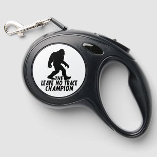 The Leave No Trace Champion Funny Bigfoot Retractable Pet Leash