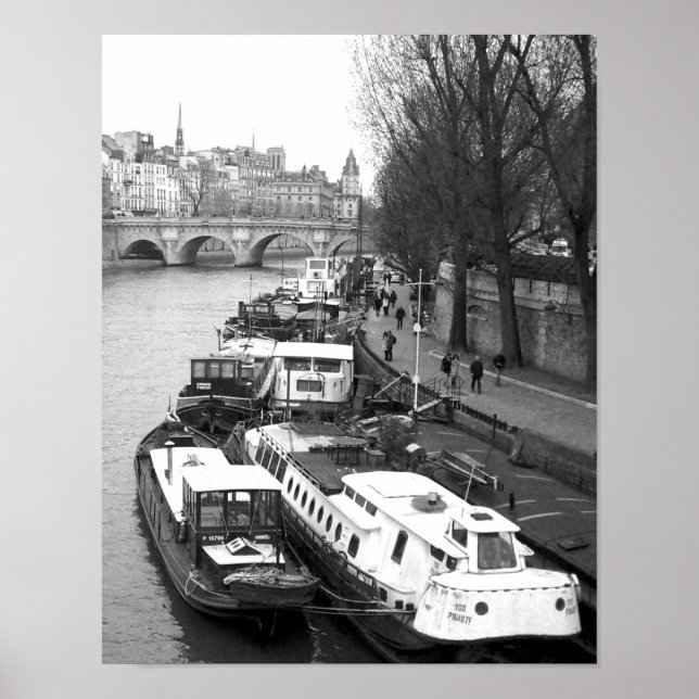 The Left Bank, Paris Poster (Front)