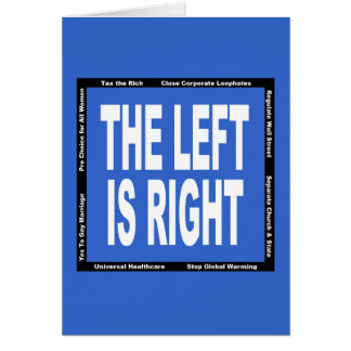 The Left is Right Cards