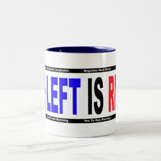 The Left is Right Two-Tone Coffee Mug