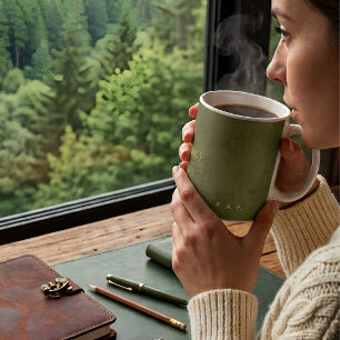 The Legacy Personalized Author Green Coffee Mug