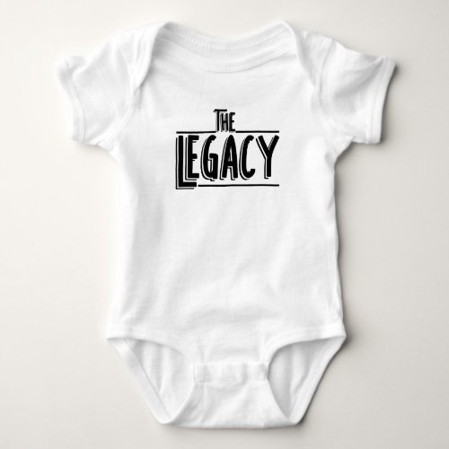 The Legacy Son And Father Matching Baby Bodysuit
