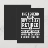 the legend Has Officially Retired (Front/Back)