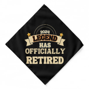 The legend has officially retired bandana