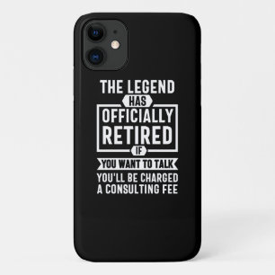 the legend Has Officially Retired iPhone 11 Case