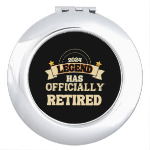 The legend has officially retired compact mirror