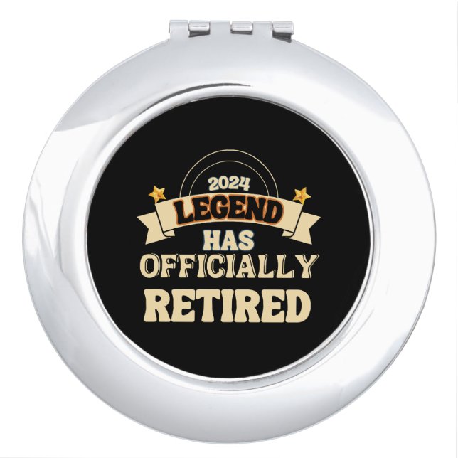 The legend has officially retired compact mirror (Front)